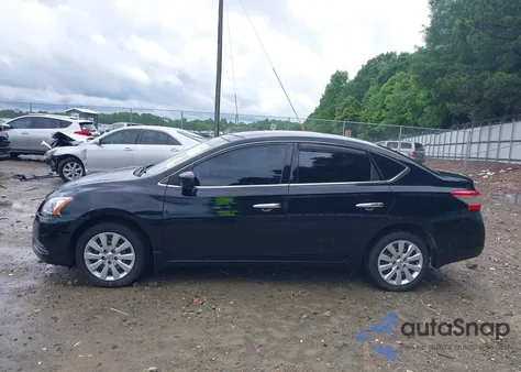 2015 Nissan Sentra S из США, поврежденный, VIN 3N1AB7APXFY243545